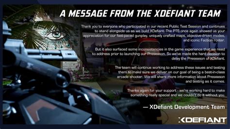 XDefiant Launch Delayed Indefinitely Because Of Inconsistencies