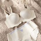 Hyg Lingerie Set Plain Seamless Wireless Bra Panty Yesstyle