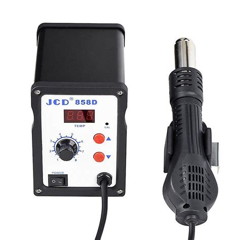 Bk D Smd Brushless Heat Gun Hot Air Rework Soldering Station Pcs Nozzles Rework Soldering