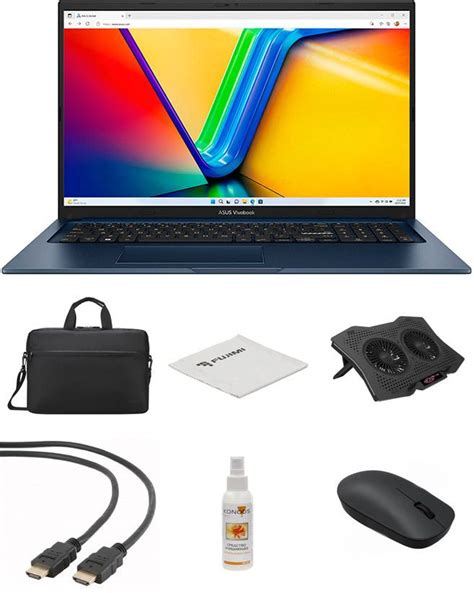 Ноутбук ASUS X1704ZA-AU086 90NB10F2-M00340 + комплект аксессуаров ...