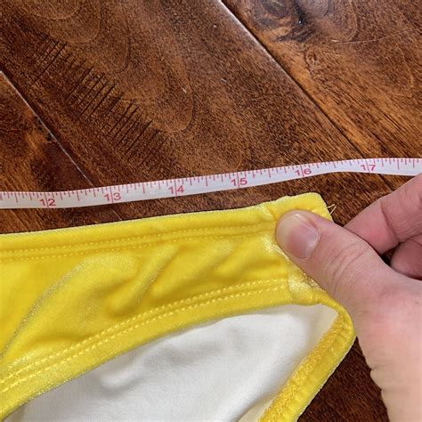 Vintage Bikini Small S Velvet Yellow Jamyes Bra Gem
