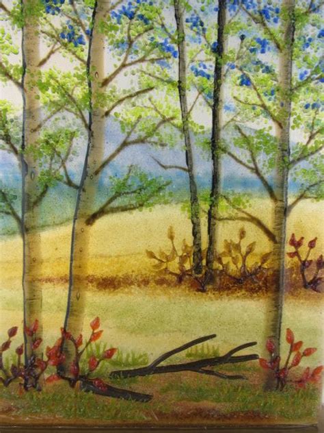 Pin By Kristine Kelly On Glass Fusion Trees And Landscapes Mosaic Art