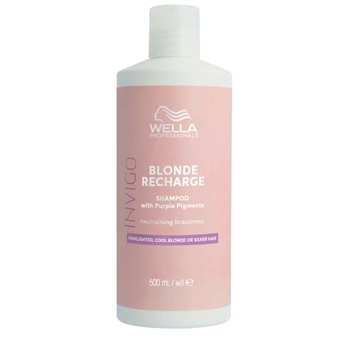Wella Professionals Invigo Blonde Recharge Shampoo 500ml Online Kaufen Hair Shop