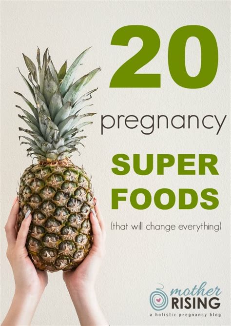 Pregnancy Superfoods Mother Rising