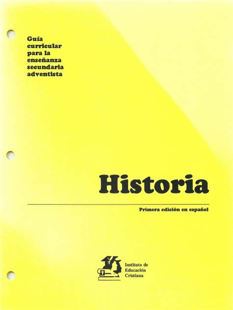 SPD-Curriculum-Framework-History-Spanish | PDF