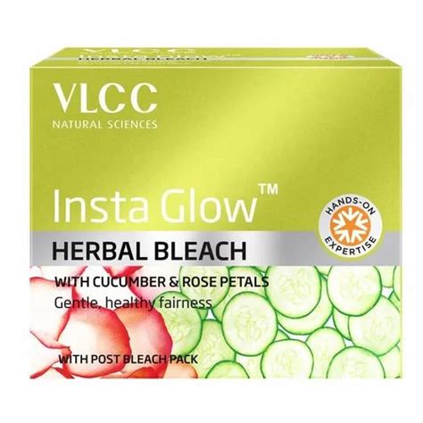 Vlcc Insta Glow Herbal Bleach 54gms At Rs 110 Unit र्वल सस ब्लीचिंग क्रीम In Bengaluru Id