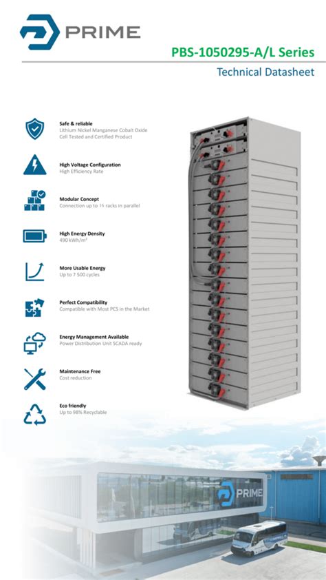 Rack Storage PBS-1050295 - Prime Batteries Technology