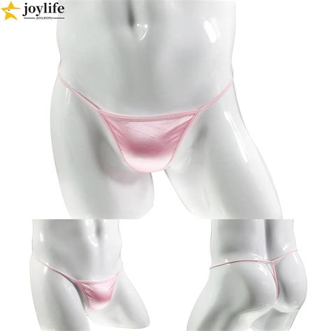 JOYLF Men Enhance Pouch Thong Bikini G String Minikini Tangas Posing Underwear T Back Shopee