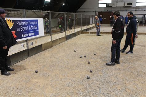 Annecy Le Championnat départemental de para pétanque adaptée a réuni