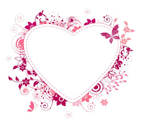 Рамка сердечки клипарт (44 фото) » Шаблоны для вырезания и векторы для ...