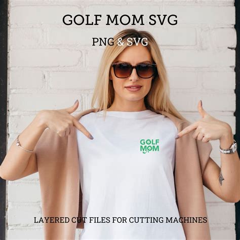 Golf Mom Shirt Svg Golf Mom Svg Cut Files Womens Golf Tee Mothers