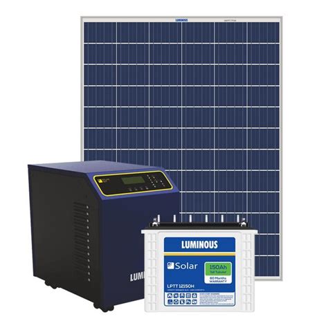 Luminous 2 Kw Off Grid Solar System At Rs 80000 Piece Solar System In