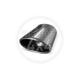 Насадка на выхлопную трубу (овальная) Toyota Prado 120 (2003 - 2008 ...