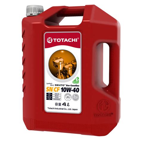 Totachi DENTO™ Eco Gasoline 10W-40 Engine Oil — 4 Ltrs Semi Synthetic ...