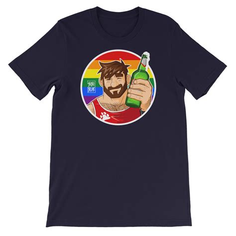 ADAM LIKES BEER GAY PRIDE Short Sleeve Unisex T Shirt Shop Bobo Bear