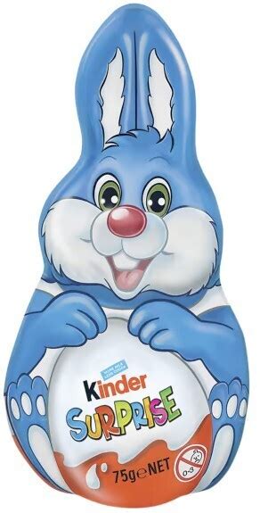 Kinder Surprise Milk Chocolate Easter Bunny 75g Blue Offer At Kmart