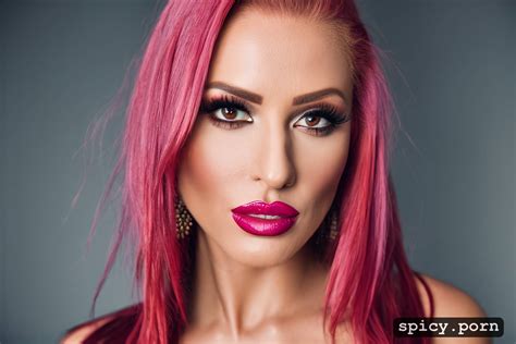 Image Of Ultradetailed Pink Hair Years Old European Nude Red Lips Spicy Porn