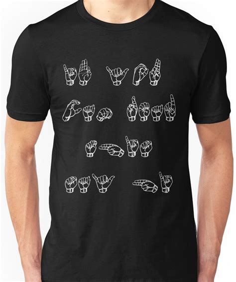 Sign Language T Shirts