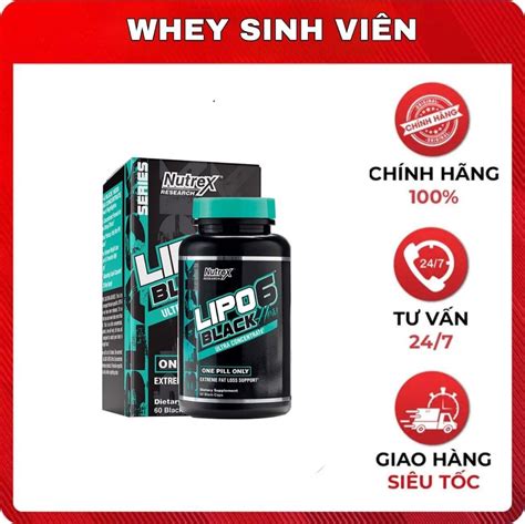 Lipo 6 Black Hers (60 viên) | wheysinhvien