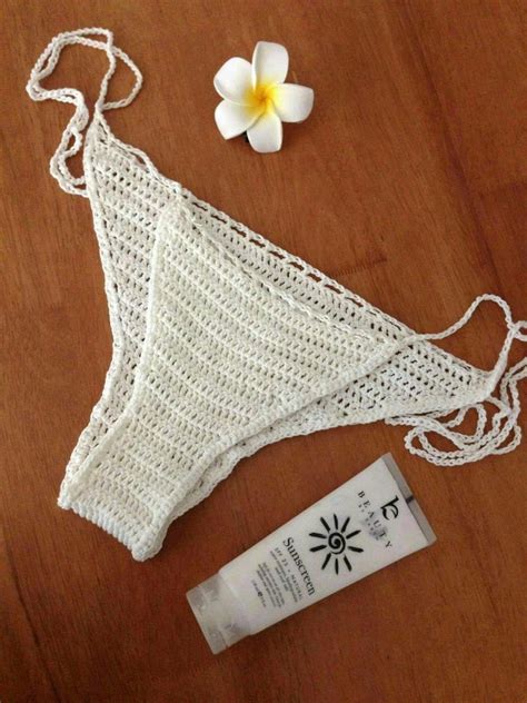 Crochet Bikini Bottoms Boho Swimwear Boho Style Bohochic Gypsy Hippie Etsy