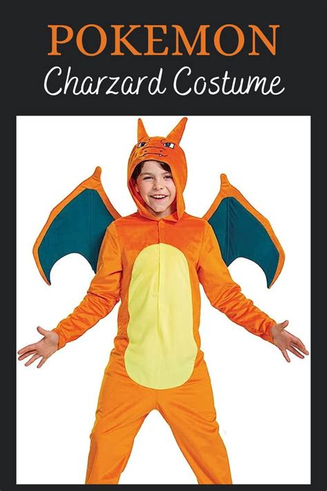 Pokemon Charizard Deluxe Costume For Kids I 2024