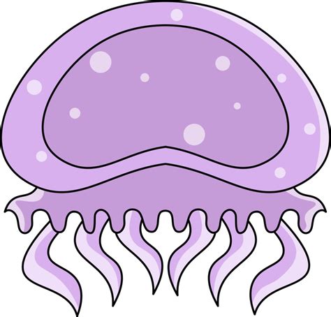 Icono De Dibujos Animados De Medusas Conjunto De Dibujos Animados