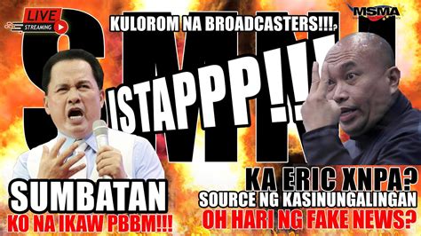 Smni Masasara Nga Ba Gumagamit Ng Mga Busabos Na Broadcaster At Fake