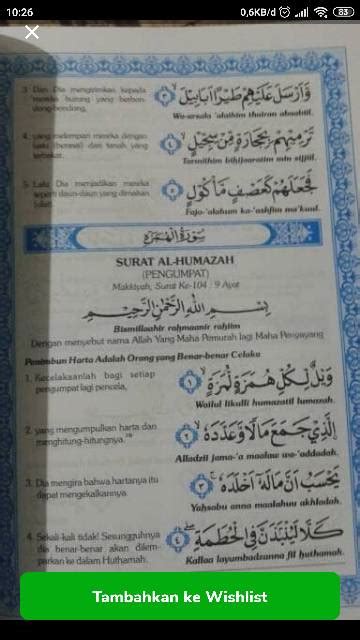 Detail Bacaan Surat Al Humazah Arab Dan Latin Koleksi Nomer