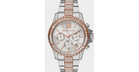 Michael Kors Everest Watch In White Lyst