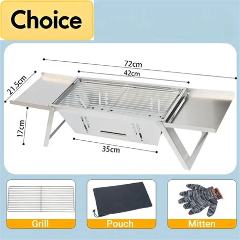 Estufa De Barbacoa Plegable De Acero Inoxidable Para Exteriores Estufa