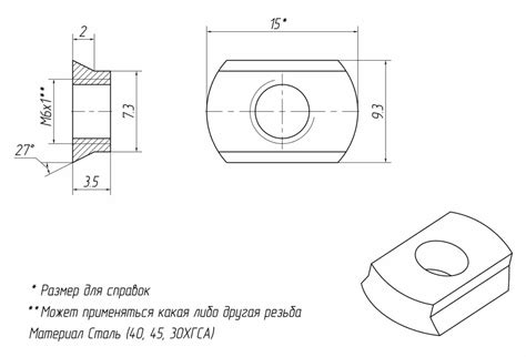 Планка пикатини чертеж с размерами - Фото подборки 2