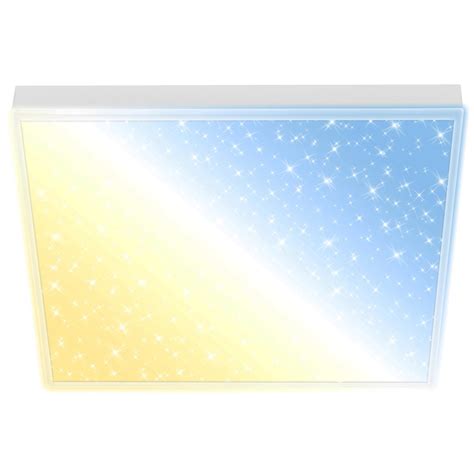 Brilo Cct Led Panel W Sternenhimmel Rahmenlos Mit Leuchtkante Cm