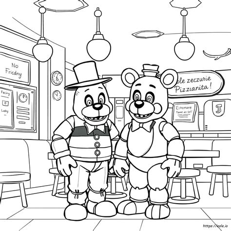coloring pages fnaf
