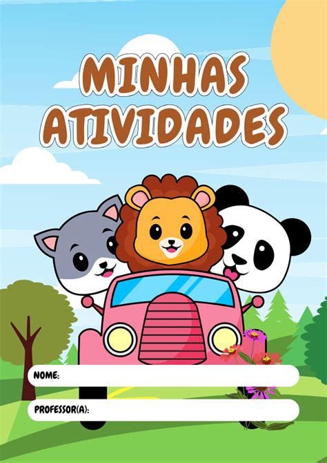 Best 13 Capas De Atividades Coloridas Para Imprimir Artofit