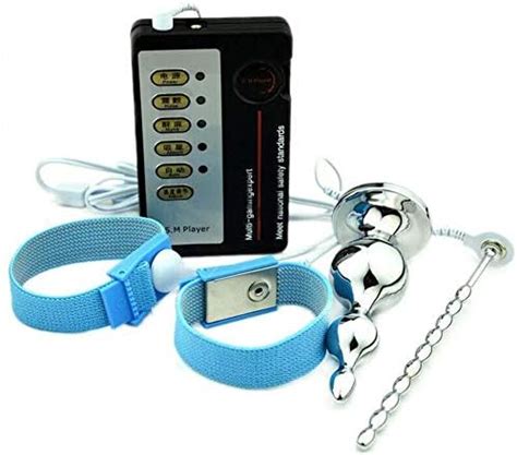 Tbjdm E Stim Sex Elektro Shock Analplug Set Elektrosex Buttplug Und Penisring Harnr Hren