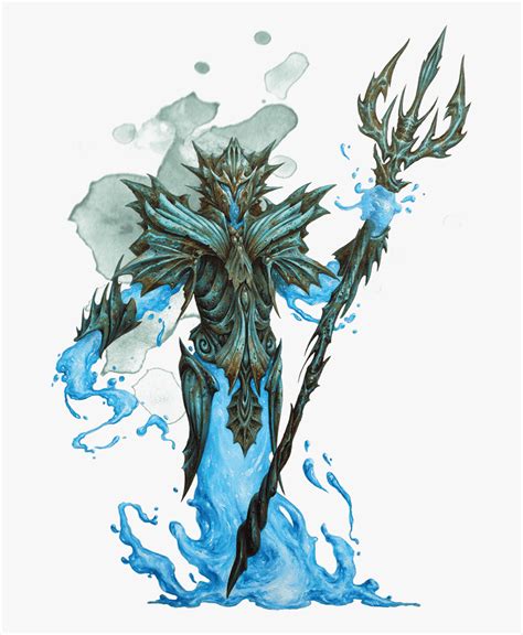 Water Elemental Myrmidon 5e, HD Png Download - kindpng