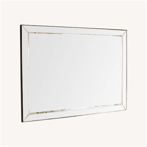 Pottery Barn Astor Double Wide Rectangular Mirror Aptdeco