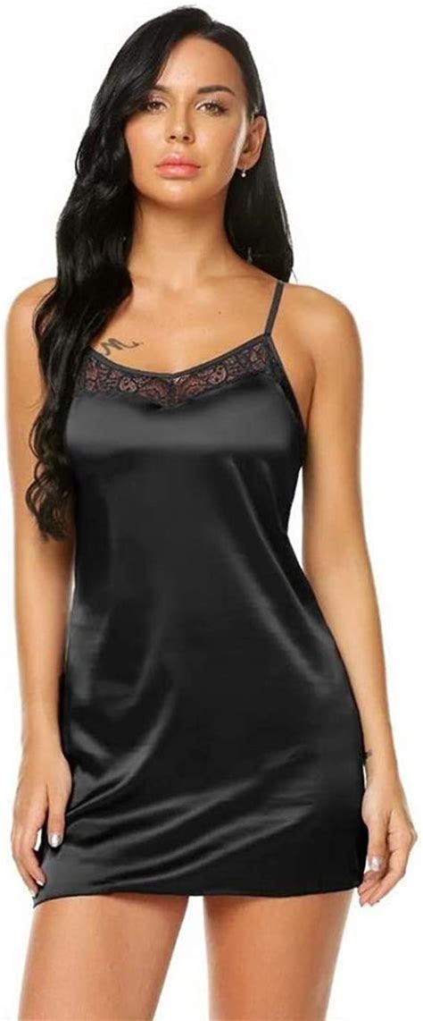 Lace Women Sexy Nightgown Sleepwear V Neck Erotic Summer Women Sexy Lingerie B L Amazon Co Uk