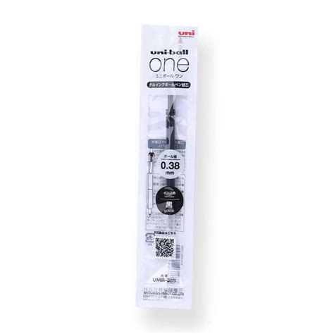 UNIBALL ONE P/F Gel Pen Ink Refill: Black & Blue-black (0.38/0.5 Mm) | Planners, Journals