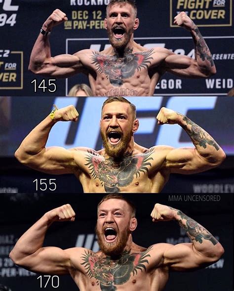 what weight class is conor mcgregor in 6