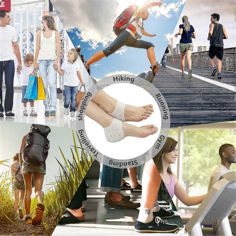 Heel Cups, Plantar Fasciitis Inserts, Heel Pads Cushion (3 Pairs) Great