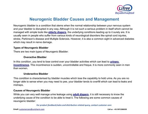 Neurogenic Bladder Causes And Management By Harleen Kaur Issuu