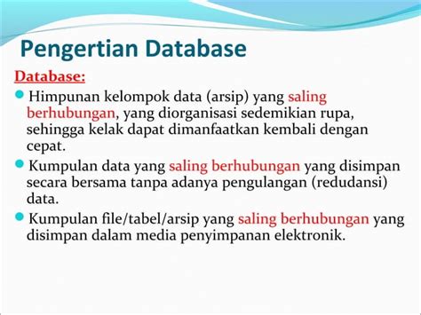 Modul Basis Data Database Ppt