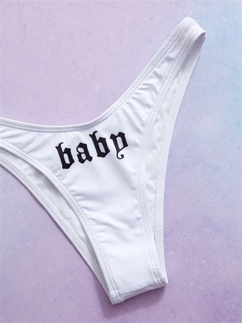 Emmiol Kostenloser Versand Tie Dye Letter Grafik Bikini Set Von Bikinis Im Online Shop