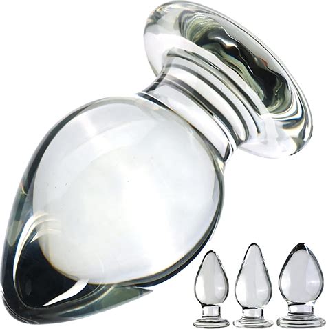 Screaass Gro E Glas Analplugs Cm Glattes Kristall Analst Psel Klassischer Anal Kugeln