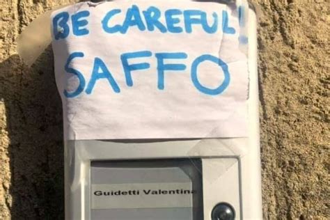 Minacce A Ragazza Lesbica Nel Novarese Be Careful Saffo Gay It