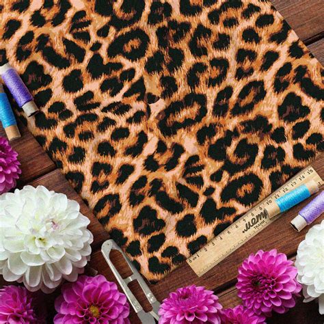 Ткань шифон натуральный леопард. Купить 100% полиэфир с доставкой по РФ ...