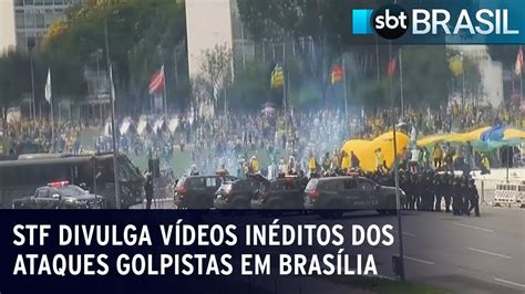 STF divulga vídeos inéditos dos ataques golpistas em Brasília SBT