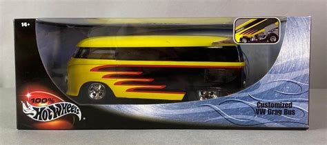 At Auction 100 Hot Wheels Customized VW Drag Bus