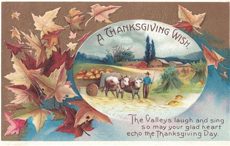 Free Printable Vintage Thanksgiving Postcards • Rose Clearfield